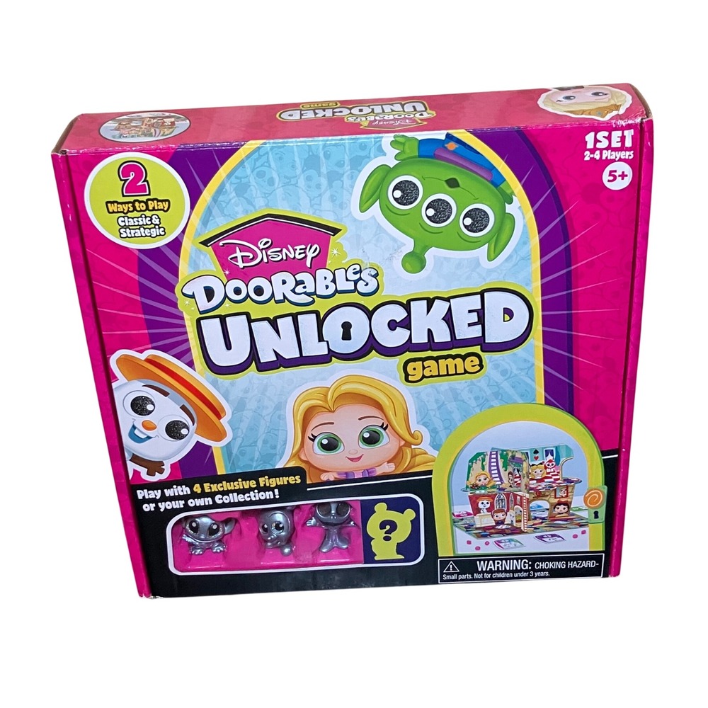Disney Doorables Unlocked Game Kids Ages 5+ Multicolor  4 Figures